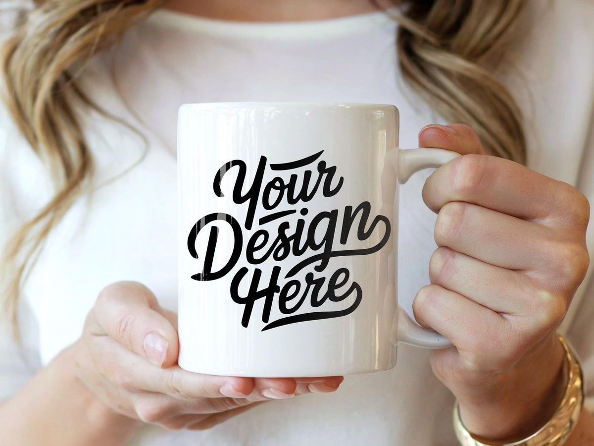 White Mug Mockup 11oz White Coffee Mug Mug Mockup Boho Lifestyle Mockup POD Mug Mockup Printify Mug Mockup White Coffee Mug Mockup Graphic Tee – Bold Style · Must-Have Style