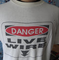 Vintage 9039s Danger Live Wire T Shirt M Graphic Tee – Feel-Good Design · Must-Have Style