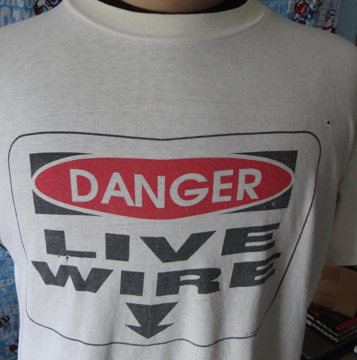 Vintage 9039s Danger Live Wire T Shirt M Graphic Tee – Feel-Good Design · Must-Have Style