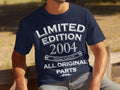 21st Birthday Gifts For Son Twenty One Limited Edition Year 2004 All Original Parts T Shirt Funny 21 Year Old Tee Present Graphic Tee – Warm & Stylish · Top Pick For Any Outfit