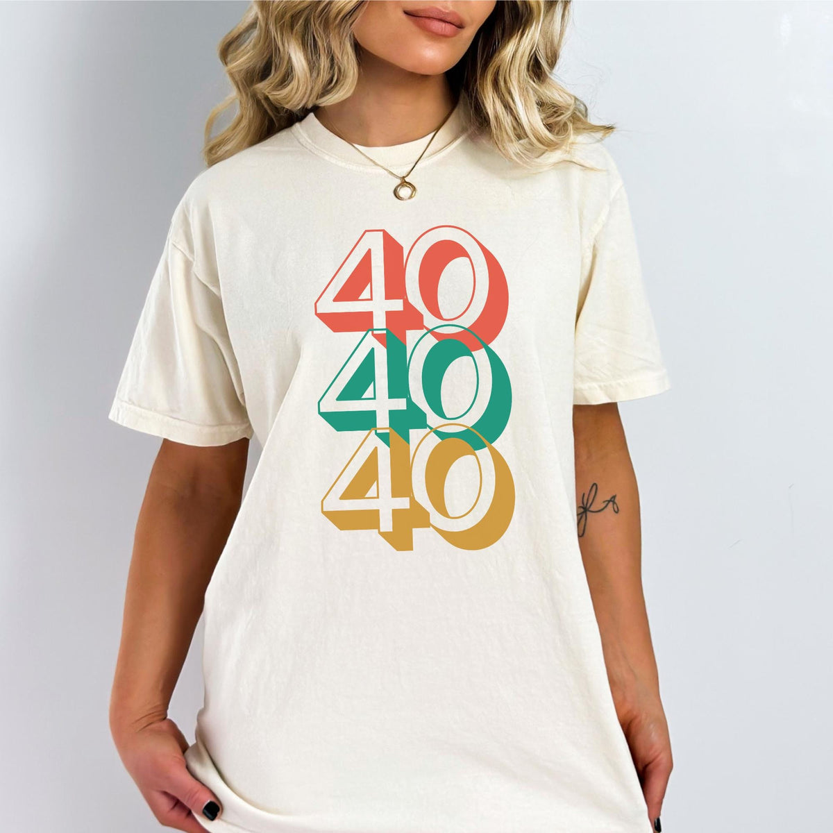 40th Birthday Shirt Fortieth Birthday 40th Birthday Gift for Her 40th Birthday Shirt for Women Graphic Tee – Bold Style · Must-Have Style