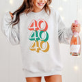 40th Birthday Sweatshirt 40th Birthday Shirt 40th Birthday Gift Custom Birth Year Sweatshirt Sweatshirt – Warm & Stylish · Top Pick For Any Outfit
