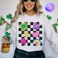 Faux Chenille Patch Lucky Charms Sweatshirt Shamrock Sweatshirt St Pattys Day Sweatshirt Cute St Patrick39s Day St Patrick39s Day Sweatshirt – Fan Favorite · Perfect For Daily Wear