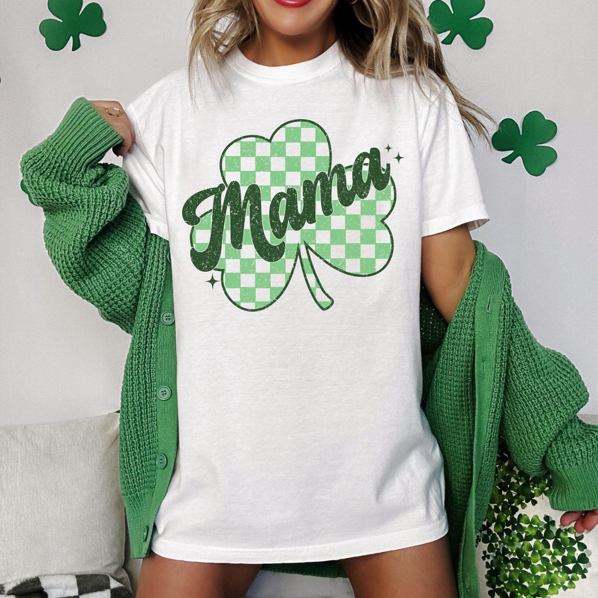 St Patricks Day Mama Shirt Lucky Shirt St Patrick39s Day Mom Shirt Retro St Patrick39s Day Shirt St Pattys Day Shirt St Patricks Day Graphic Tee – Bold Style · Top Pick For Any Outfit