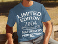 Mens 21st Birthday Gifts For Son Twenty Two Limited Edition Year 2004 Matured To Perfection TShirt Funny 21 Year Old Tee Present Graphic Tee – Everyday Comfort · Perfect For Daily Wear