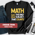 Math Teacher Sweatshirt Math Teacher Gift Math Sweatshirts Mathematician Sweaters Gift Funny Teaching Sweater Math Professor Sweater Sweatshirt – Bold Style · Trending Graphic Apparel