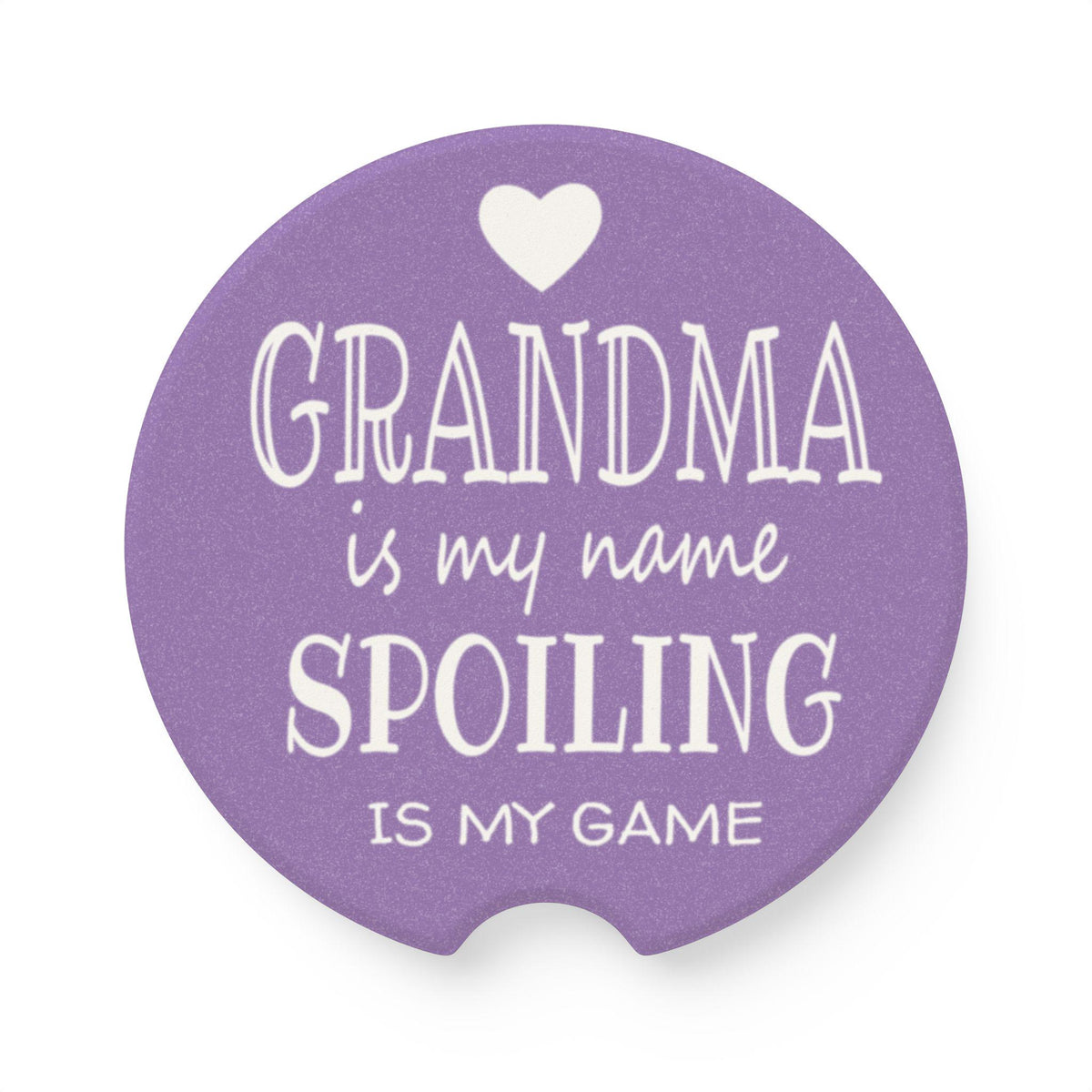 Grandma Is My Name Soapstone Car Coaster Can Be Custom Personalized with any Grandmother Name and Color Graphic Tee – Soft Feel · Great Gift For Fans