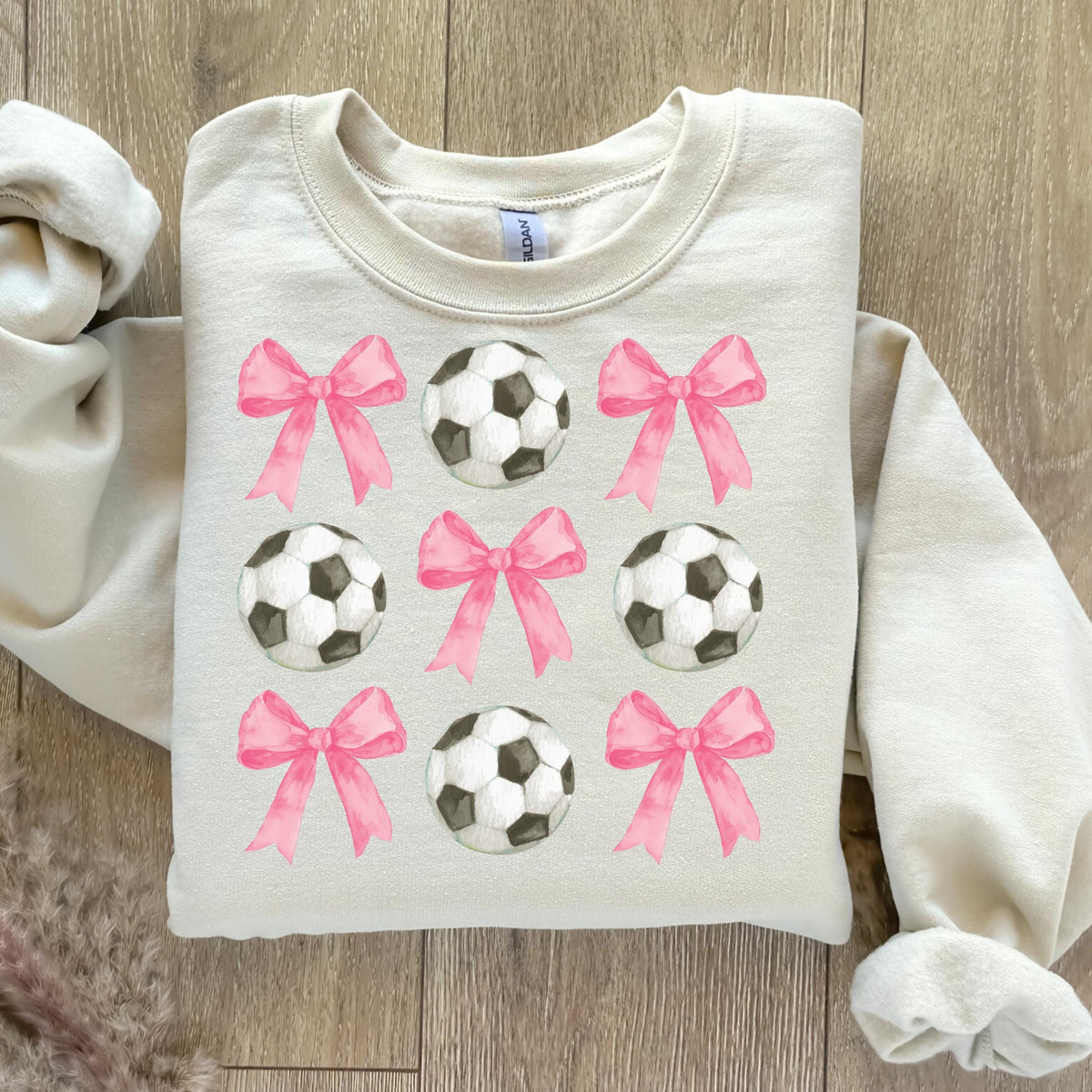 Coquette Sweatshirt Soccer Mom Shirt Coquette Soccer Shirt Soccer Coach Gift Soccer Mama Sweatshirt Sweatshirt – Cozy Vibes · Great Gift For Fans
