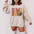 Faux Glitter Game Day Sweatshirt Game Day Shirt Go Boyfriend Shirt Go Boyfriend Sweatshirt Sweatshirt – Cozy Vibes · Must-Have Style