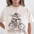 Comfort Colors Doxycycline Pharmacy Pun Sweatshirt Dachshund on Bicycle Pharmacists Shirt Pharmacists and Technicians Gift Pharmacy Gift Sweatshirt – Aesthetic Look · Great Gift For Fans
