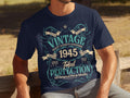 Mens 80th Birthday Shirt Funny Vintage 1945 Tee Total Perfection Retro Style Gift Dad Grandpa Husband 80 Years Birthday Present Graphic Tee – Cozy Vibes · Must-Have Style