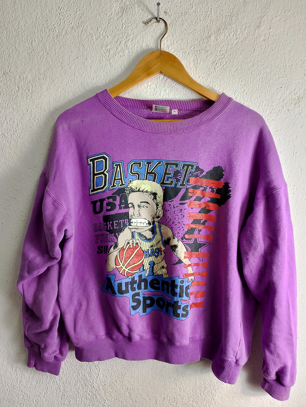 Basket Attack crewneck sweatshirt Large Sweatshirt – Feel-Good Design · High-Quality Print
