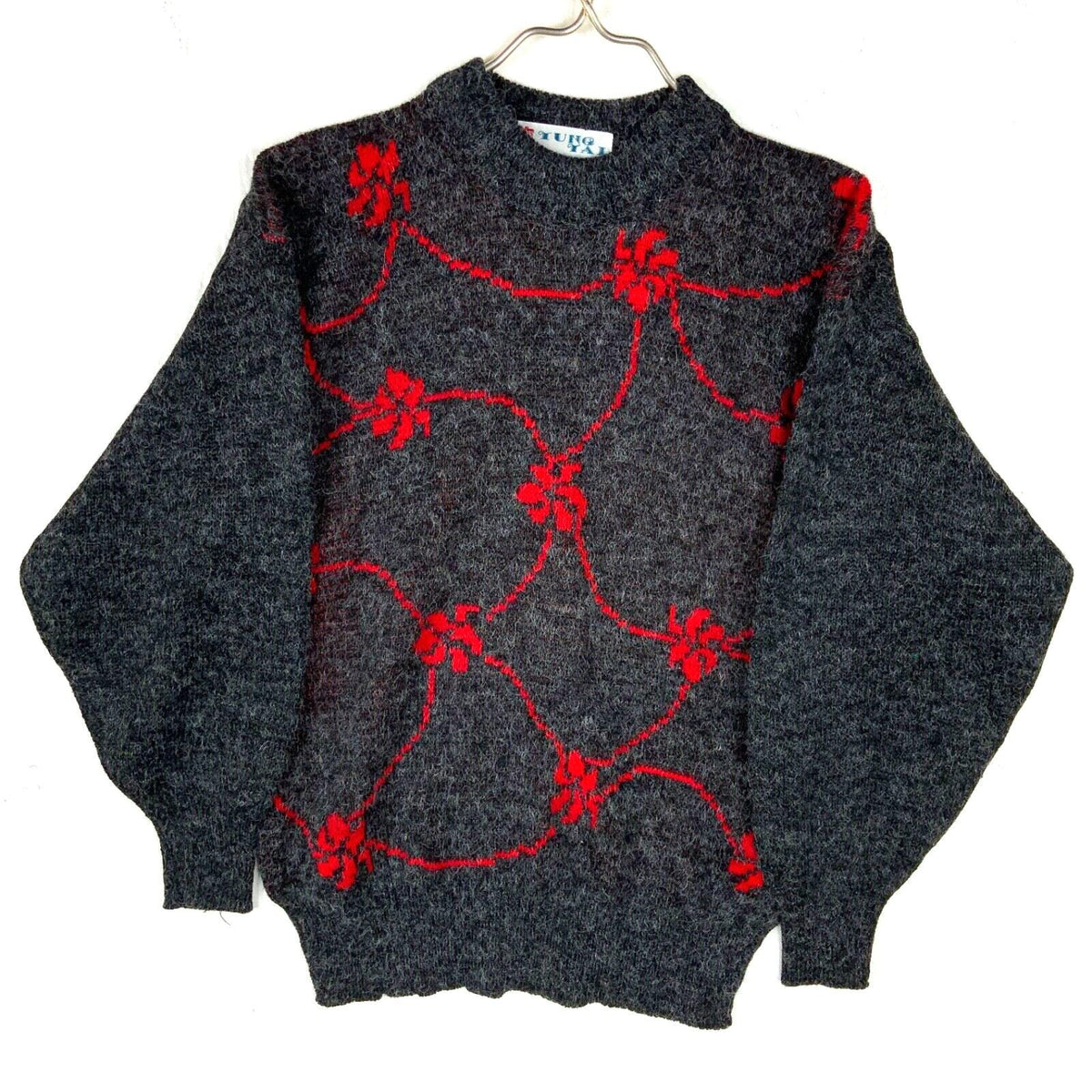 Vintage Grandma Knit Sweater Womens Size Small Black Bow Ties 90s Graphic Tee – Soft Feel · Trending Graphic Apparel