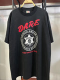 Vintage 90s DARE Sheriff to Resist Drugs and Violence T Shirt Black Graphic Tee Size XL Graphic Tee – Bold Style · High-Quality Print