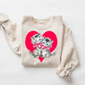 Cat Sweatshirt Valentine Crewneck Valentine Sweatshirt Galentines Day Shirt Cute Valentines Day Shirt Womens Valentine Sweatshirt – Cozy Vibes · Top Pick For Any Outfit