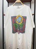 Vintage 90s Human i Tees Sunflower Reduce Reuse Recycle T Shirt Eco Message Tee Size XL Graphic Tee – Aesthetic Look · Must-Have Style