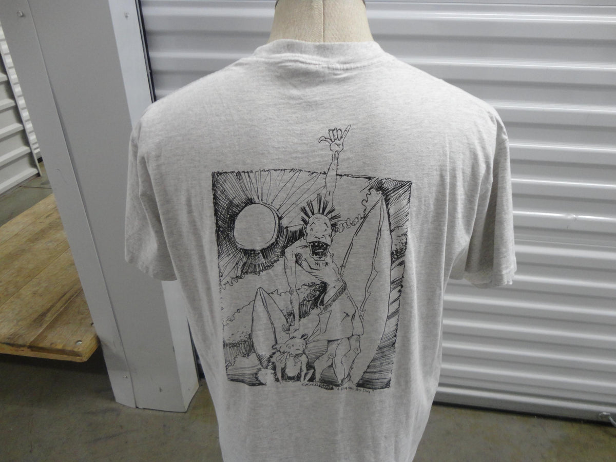 Vintage 9039s Guru Garb A Boy and His Dog Surfer T Shirt L Graphic Tee – Fan Favorite · High-Quality Print
