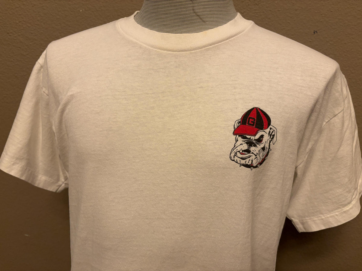 Vintage 9039s University Of Georgia Tennis Team UGA Bulldogs Tshirt L Graphic Tee – Feel-Good Design · Perfect For Daily Wear