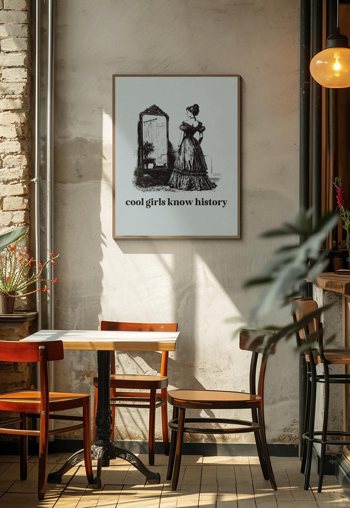 Funny Womens History Poster for Friend Who Loves History Cool Girls Know History Social Studies Gift for History Major Graduation Gift Graphic Tee – Premium Graphic · Trending Graphic Apparel