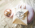 Cute Initial Tote Bag with Heart and Adorable Y2k Aesthetic Doodle Bow Butterfly Lover Minimal Tote with Ribbon Bridal Party Bachelorette Tote Bag – Easygoing Wear · Trending Graphic Apparel