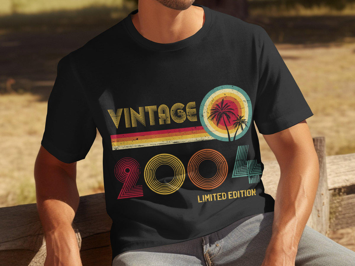 21st Birthday Gift Vintage 2004 Limited Edition T Shirt Mens Legal Age Present for Son Brother Born in 2004 21 Years Old Party Graphic Tee – Bold Style · Must-Have Style