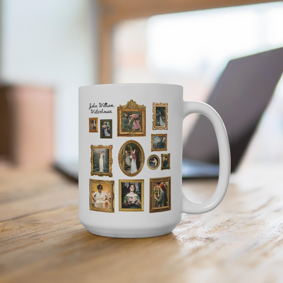 John William Waterhouse Famous Paintings Coffee Mug Gallery Wall Vibes 19th Century Art History Gift for Humanities Major European Art Graphic Tee – Feel-Good Design · Top Pick For Any Outfit