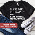 Massage Therapist Shirt Gift For Massage Therapist Massage Shirt Spa Shirts Massage Therapy Gifts Masseuse Shirt Masseuse Gift Graphic Tee – Cozy Vibes · Must-Have Style