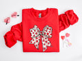 Coquette Valentine Heart Bow Sweatshirt Retro Valentine Shirt Valentines day Bow Shirt Coquette Bow T Shirt Bow Valentine Gifts Sweatshirt – Feel-Good Design · High-Quality Print