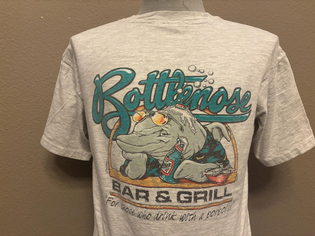 Vintage 90s Bottlenose Bar Grill Marthas Vineyard Dolphin T shirt L Graphic Tee – Bold Style · Trending Graphic Apparel