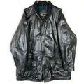 Vintage Lakeland Full Zip Leather Jacket Size 46 Black Plaid Lined 90s Graphic Tee – Bold Style · Trending Graphic Apparel