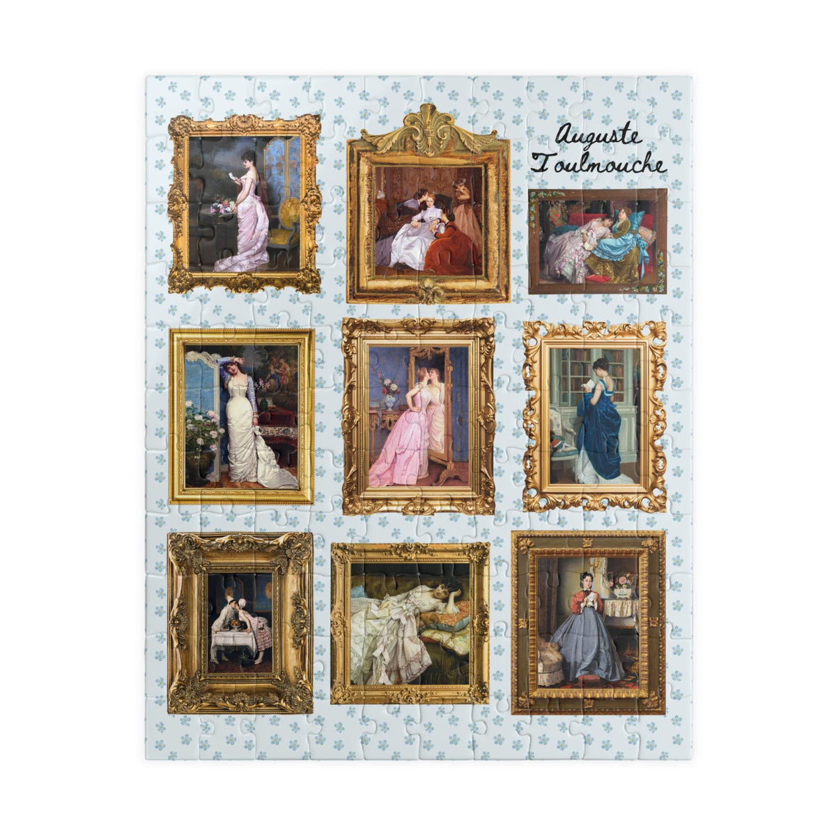 Auguste Toulmouche Famous Paintings Puzzle Humanities Major or Friend Who Loves Art 19th Century Artwork of Women Framed Artwork Gift Graphic Tee – Warm & Stylish · Top Pick For Any Outfit