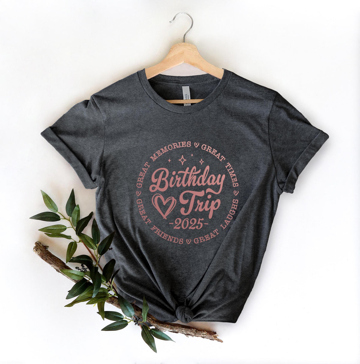 Birthday Trip 2025 In Progress ShirtCustom Birthday Trip ShirtBirthday Squad Travel ShirtBirthday TeePersonalized Birthday Gifts Graphic Tee – Aesthetic Look · Perfect For Daily Wear