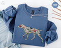 German Shorthaired Pointer Sweatshirt Wildflowers Pointer Crewneck German Pointer Mom Sweater Floral Shorthaired Pointer Mama Gift Sweatshirt – Fan Favorite · Trending Graphic Apparel