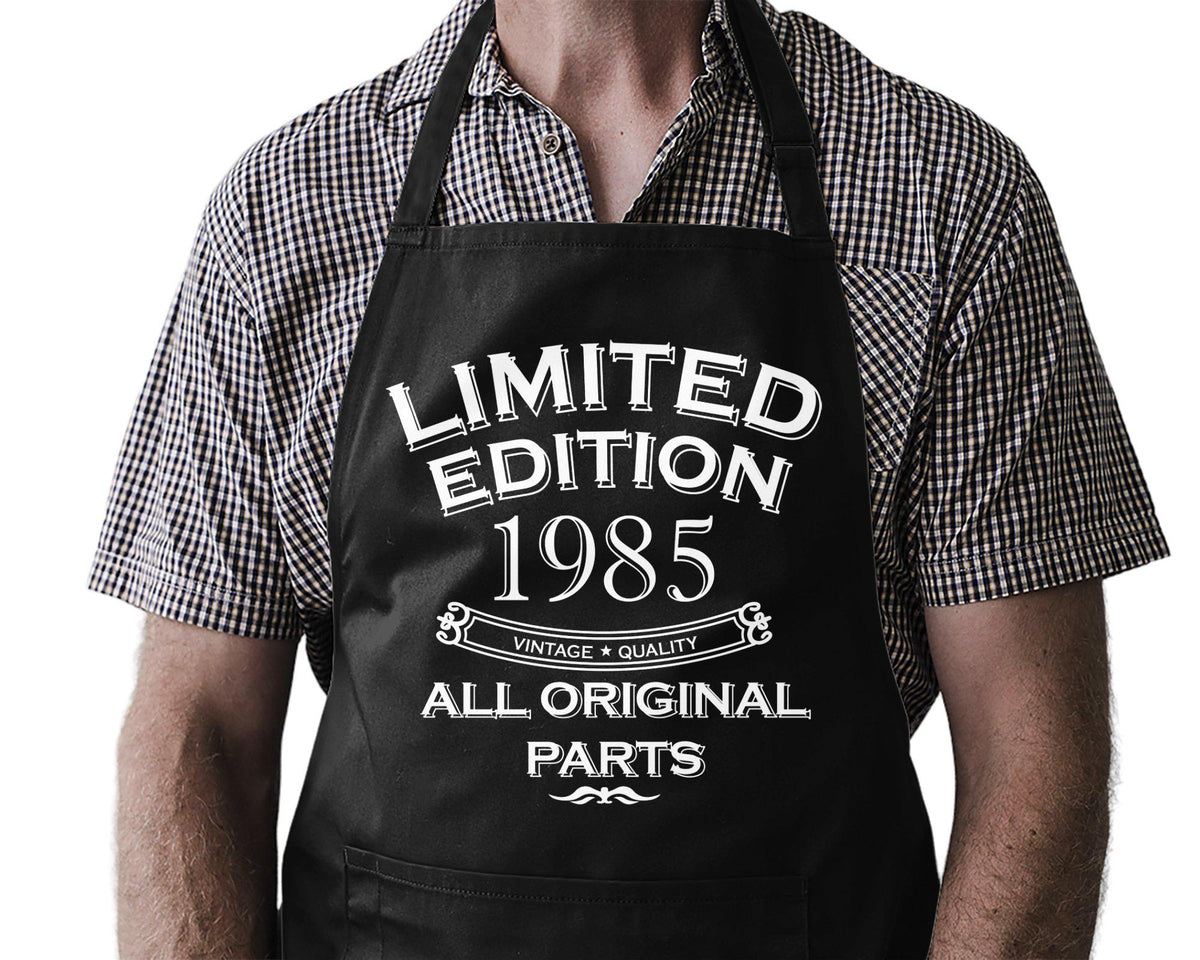 40th Birthday Gift Born 1985 Funny Cooking Apron BBQ Master Grill Pro 40 Years Old Kitchen Legend Gift Him Her Unisex Graphic Tee – Everyday Comfort · Perfect For Daily Wear