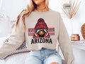 Arizona Football Sweatshirt Game Day Sweatshirt Sports Fan Gift Cardinal Football Apparel Athletic Crewneck Sweatshirt – Easygoing Wear · Perfect For Daily Wear
