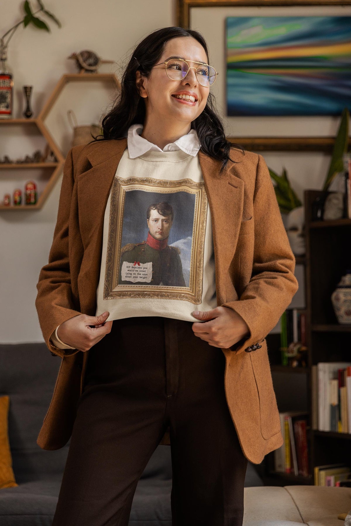 Napoleon Bonaparte French History Sweatshirt 19th Century History Silly Social Studies Teacher Crewneck Humanites Major Graduation Gift Sweatshirt – Soft Feel · Perfect For Daily Wear