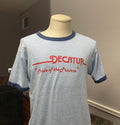 Vintage 80s Decatur quotPride Of The Prairiequot blue Tshirt size L Graphic Tee – Premium Graphic · High-Quality Print