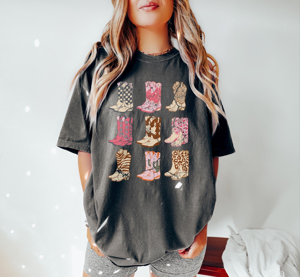 Cowboy Boy Boots Shirt Rodeo TShirt Cowgirl Sweatshirt Country Concert Sweater Western Graphic Tee For Women Sweatshirt – Warm & Stylish · High-Quality Print