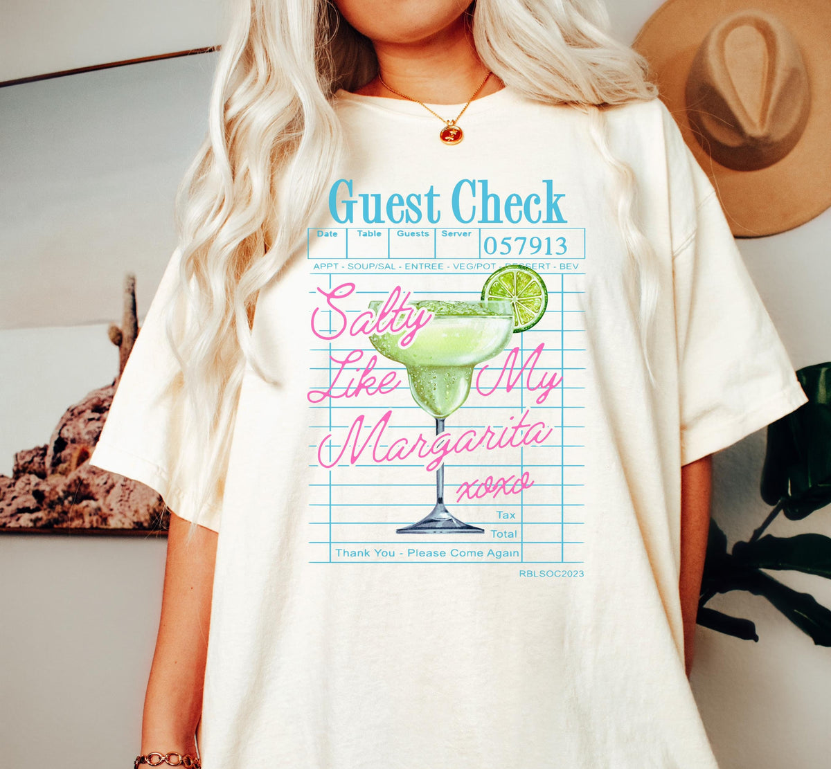 Guest Check Shirt Salty Like My Margarita Margarita Lover Tshirt Margarita Tee Margarita Tshirt Cinco De Mayo Tshirt Drinking Tshirt Graphic Tee – Cozy Vibes · Great Gift For Fans