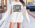 Coffee Addict Sweatshirt Coffee Lover Shirt Autumn Women Shirt Retro Fall Sweater Retro Autumn Sweatshirt Fall Sweatshirt Sweatshirt – Cozy Vibes · Must-Have Style