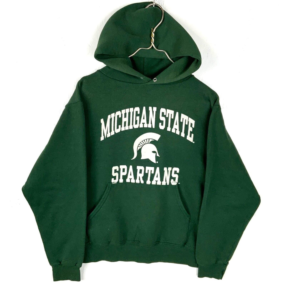 Michigan State Spartans Russell Hoodie Sweatshirt Size Small Green Ncaa Hoodie – Soft Feel · Top Pick For Any Outfit