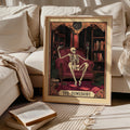 The Homebody Tarot Card The Homebody Club Print Sarcastic Skeleton Print Spooky Print Living Room Print Witchy Library Decor Graphic Tee – Premium Graphic · Trending Graphic Apparel
