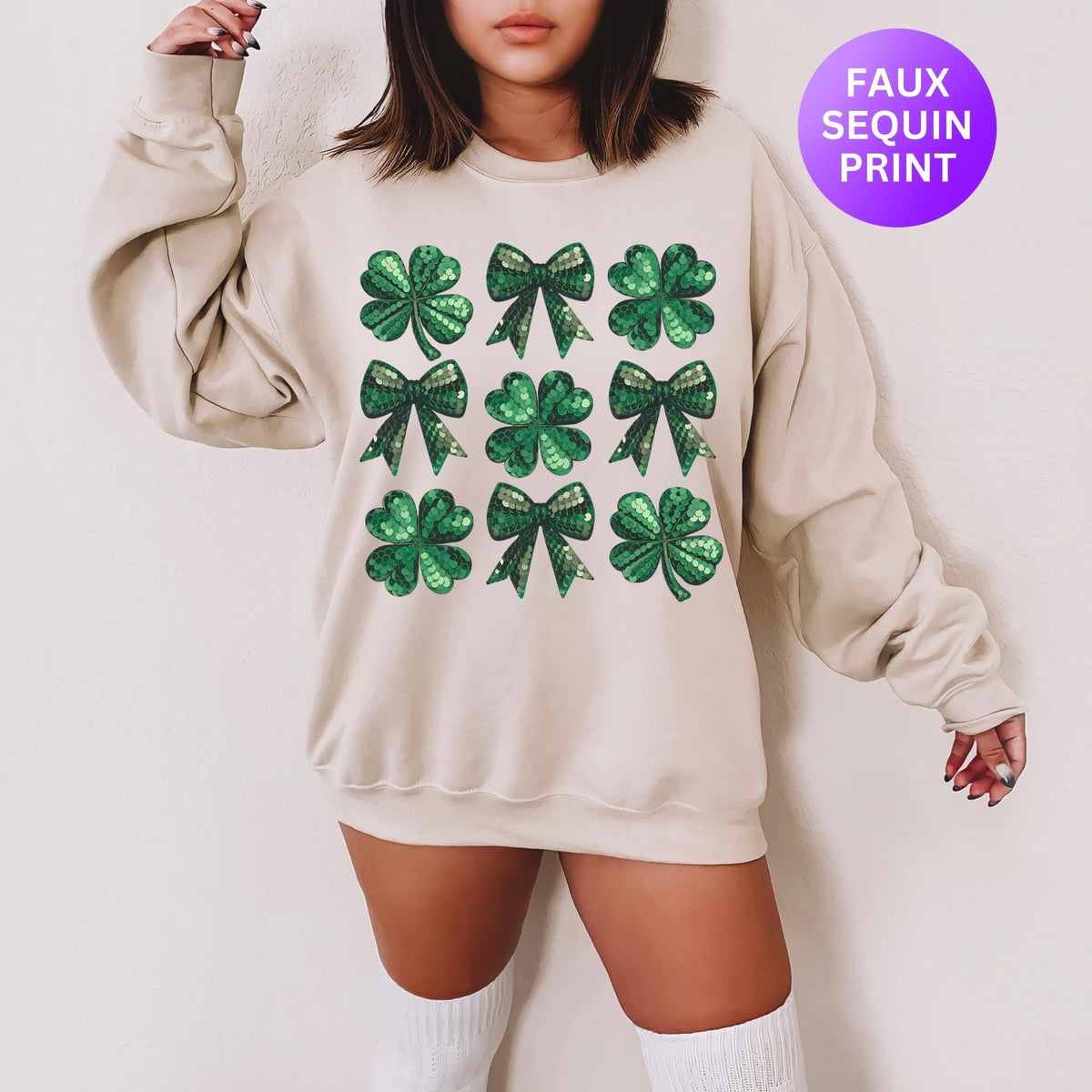 St Patricks Coquette St Patricks Bow St Paddys Bow St Pattys Day Sweatshirt Cute St Patrick39s Day St Patrick39s Day Gift Irish Sweatshirt Sweatshirt – Fan Favorite · Top Pick For Any Outfit