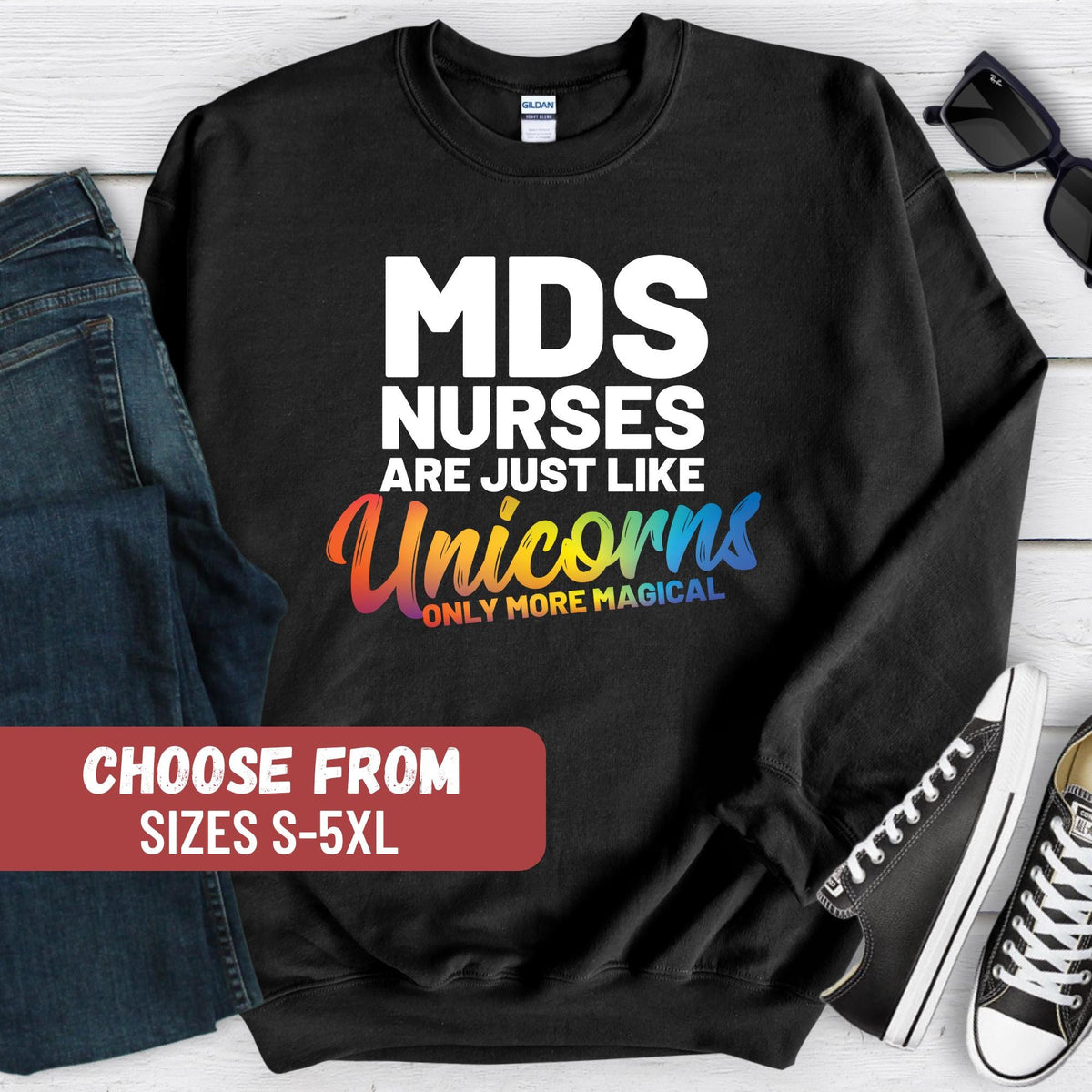 Funny Nurse Sweatshirt Med Surg Nurse Sweatshirt Funny MDS Nurse Sweatshirt Funny MDS Shirts Cute Medical Sweatshirt Nurse Crewneck Sweatshirt – Cozy Vibes · Must-Have Style