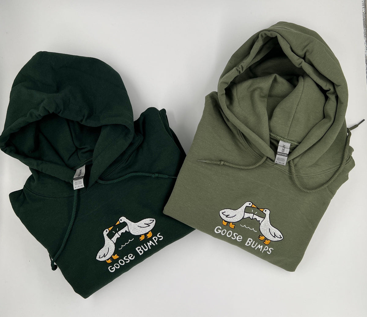 Embroidered Goose Bumps Hoodie Goose Bumps Hoodies Goose Bumps Shirt Cozy Hoodies Unisex Goose Hooded Sweatshirt Mother39s Day Gift Hoodie – Feel-Good Design · Trending Graphic Apparel