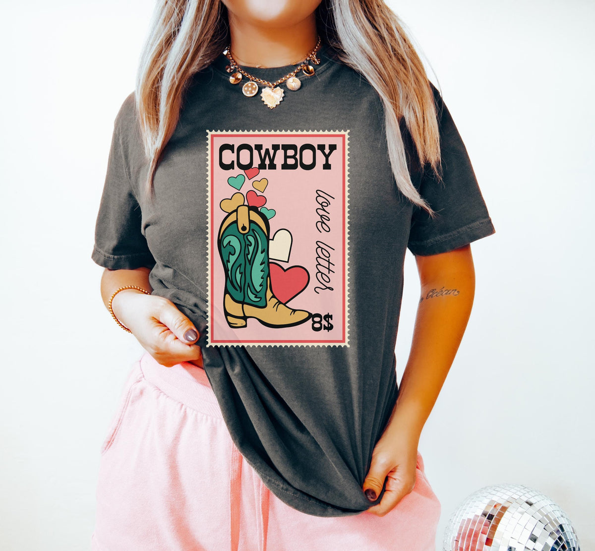 Cowboy Love Letters Rodeo TShirt Cowgirl Sweatshirt Country Concert Sweater Western Graphic Tee For Women Sweatshirt – Soft Feel · Must-Have Style