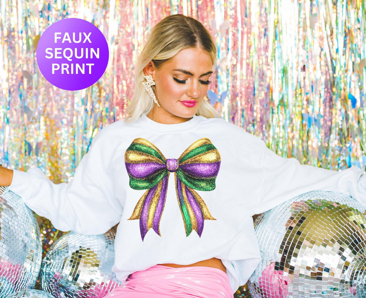 Mardi Gras Shirt Mardi Gras Sweatshirt Fat Tuesday Shirt New Orleans Shirt Mardi Gras Party Mardi Gras Carnival Sweatshirt – Soft Feel · High-Quality Print