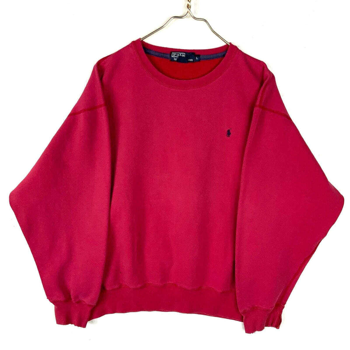 Vintage Polo Ralph Lauren Sweatshirt Crewneck Size Large Red 90s Sweatshirt – Cozy Vibes · Must-Have Style