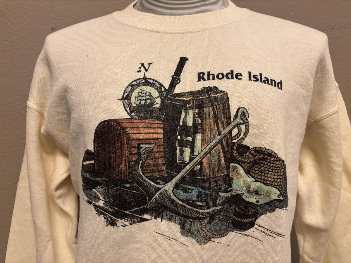 Vintage 9039s Rhode Island Sea Anchor Crewneck Sweatshirt M Sweatshirt – Everyday Comfort · Trending Graphic Apparel