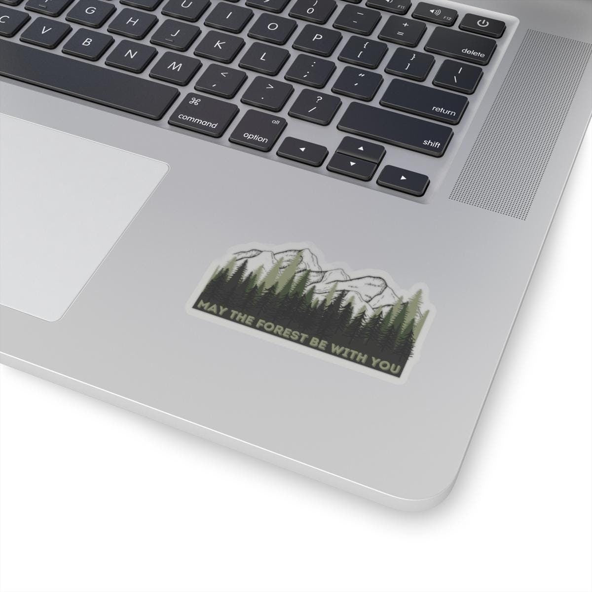 May The Forest Be With You Sticker Decals Sticker Lover Gifts Graphic Tee – Soft Feel · Great Gift For Fans